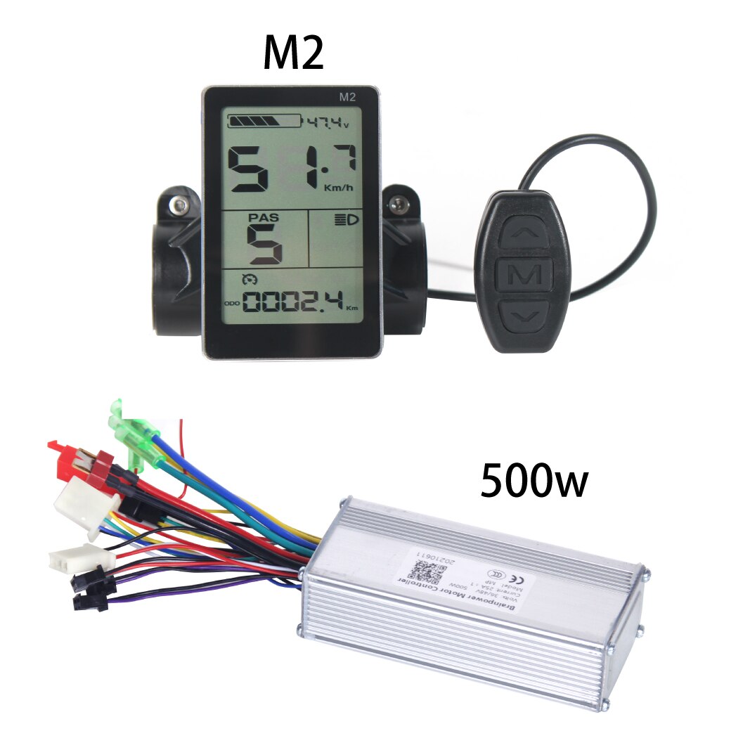 24v/36v/48v 350W 500w Electric Bike Brushless Motor Controller with LCD Display Electric Bicycle Scooter E-bike Parts zemake
