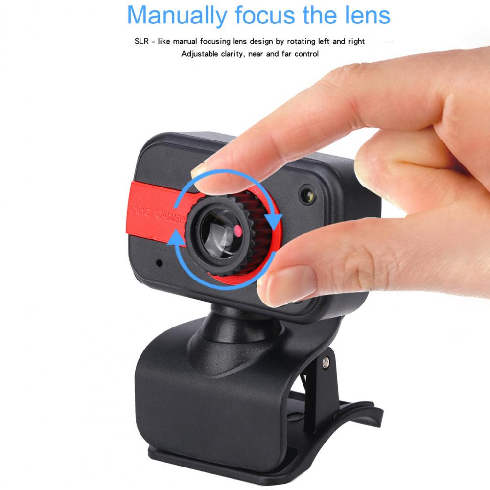 Mini Hd 1080P Draaibaar Pc Computer Webcam Camera Met Microfoon Voor Live-uitzending