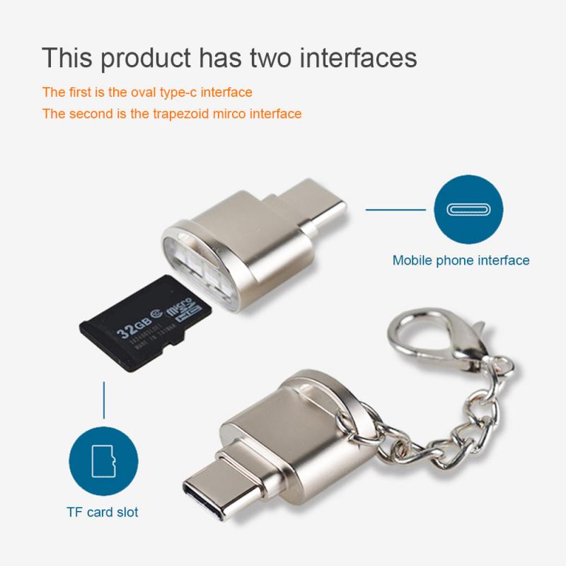 1pcs Mini USB 3,1 Typ C Kartenleser Micro SD TF Speicher Kartenleser OTG Adapter USB-C Kartenleser für Samsung Macbook Huawei