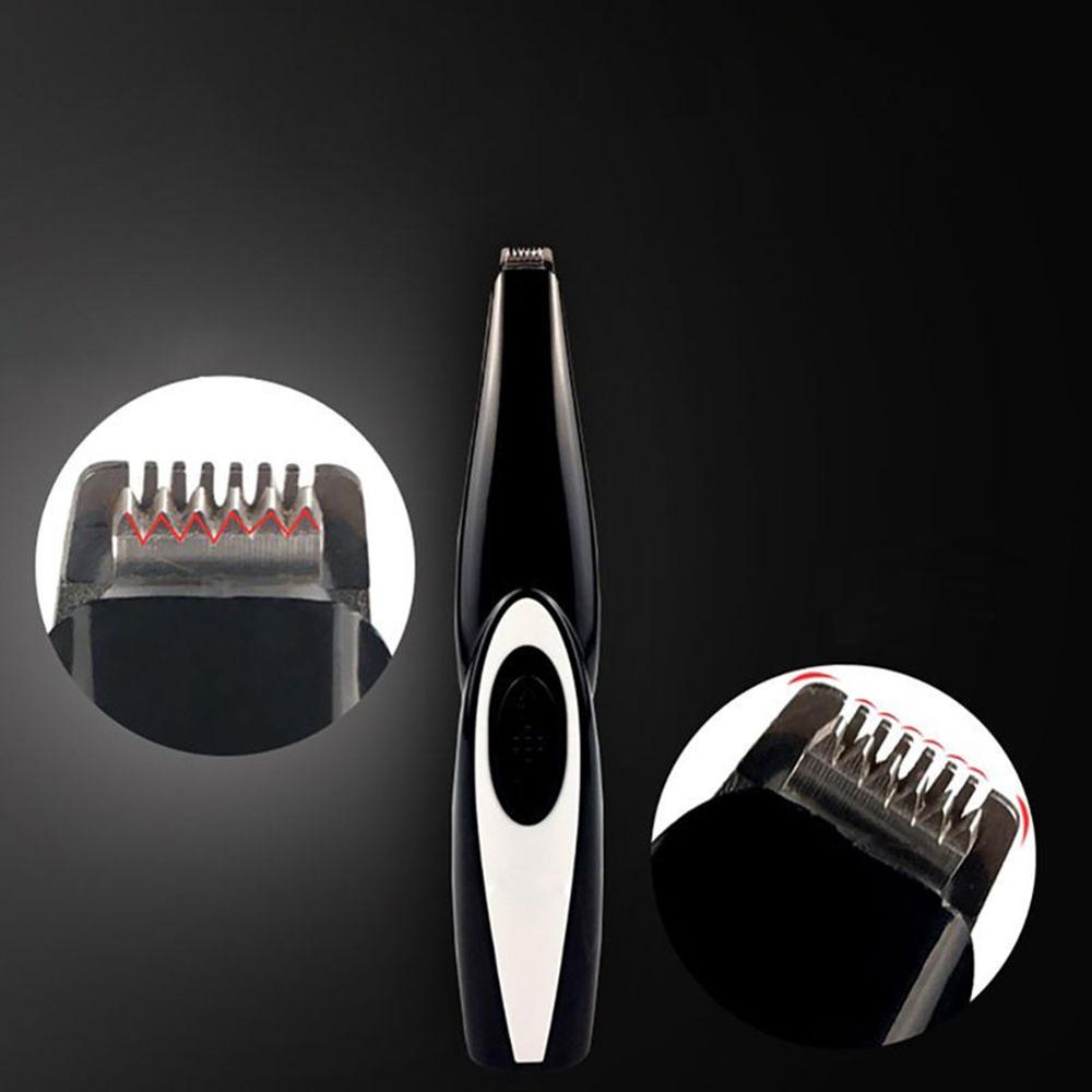 Hond Grooming Clipper, Pet Hair Trimmer Usb Oplaadbare Draadloze Geluidsarm Voor Haar Rond Gezicht, Ogen, oren, Rump, Poten