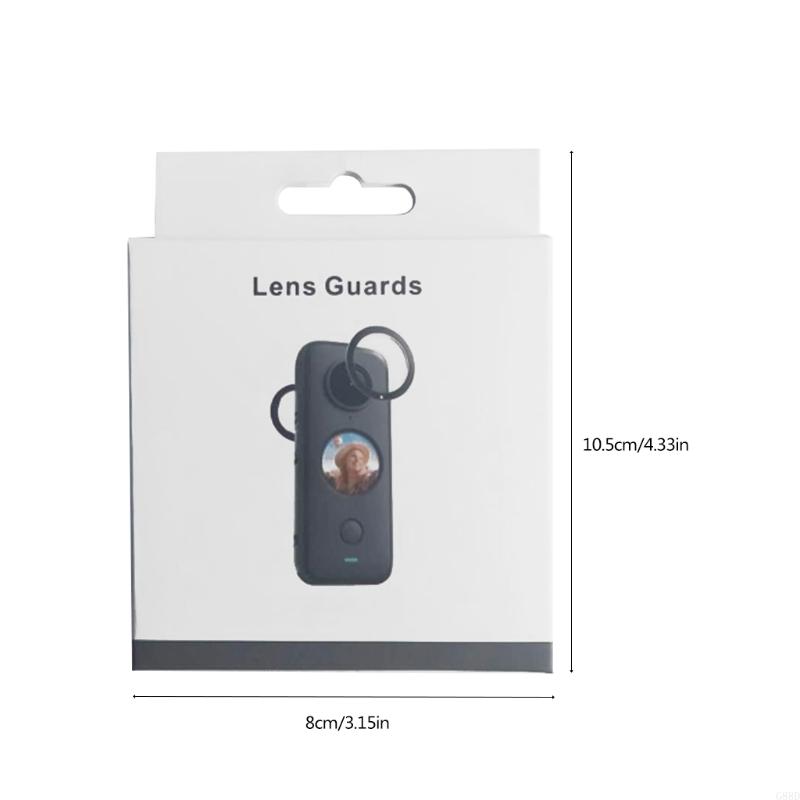 Protectores de lentes para protección, Protector de lente panorámico, accesorios para cámaras deportivas para reemplazo Insta360 ONE X2