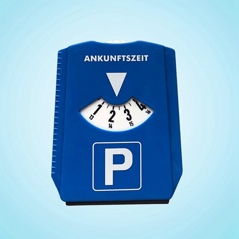 Outil de temps de stationnement d'affichage en plastique de signe de stationnement multifonctionnel de minuterie de disque de voiture avec des accessoires automatiques de pelle à neige