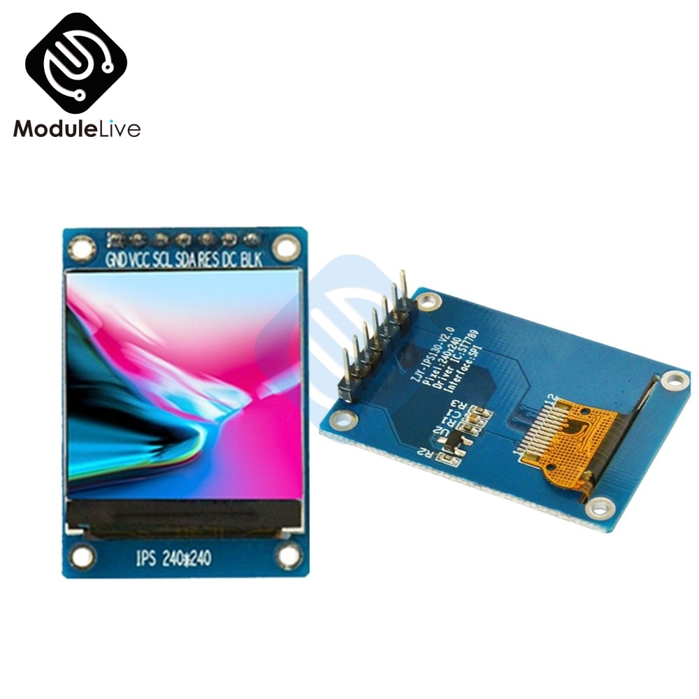 1.3 inch 1.3 "240x240 Digitale LCD Display Module Blote Scherm 240*240 65K SPI Seriële full Color RGB TFT IPS Lcd-scherm Board