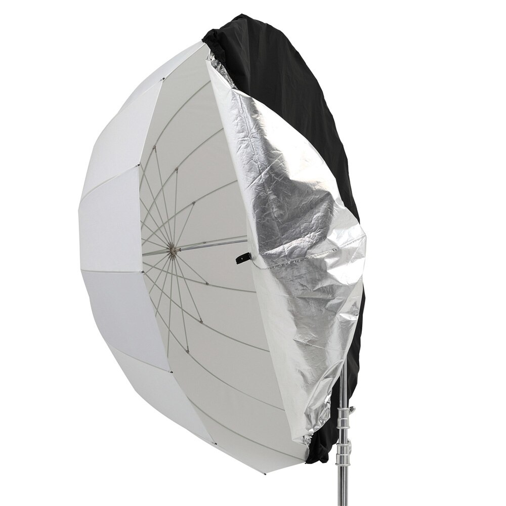 Godox UB-85D 85Cm Wit Parabolische Reflecterende Transparante Zachte Paraplu Studio Licht Paraplu Met Zwart Zilver Diffuser Cover