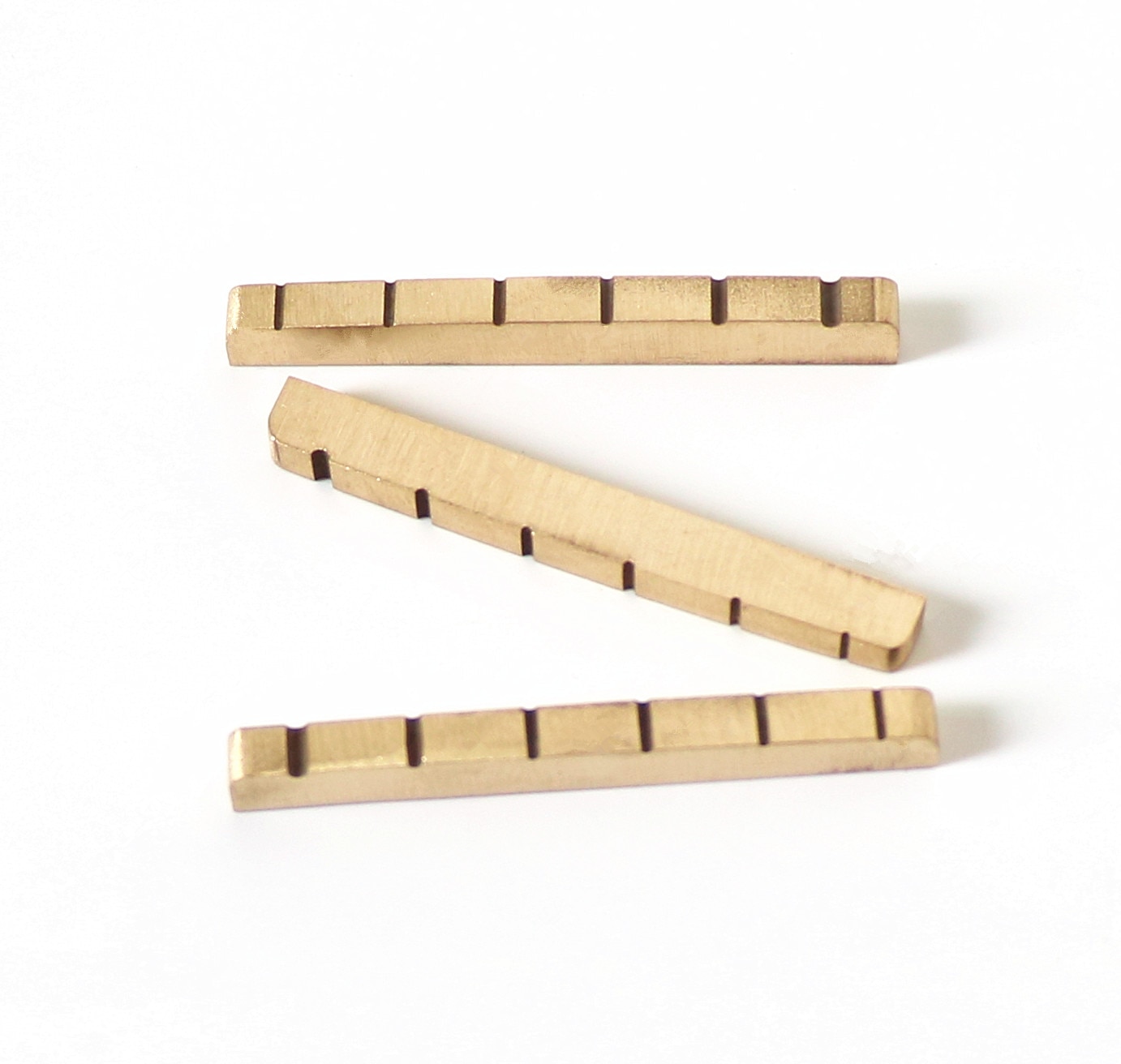 Guitar spare parts brass TL guitar nut 42/43mm ST guitar brass nuts for 6 string electric guitar guitar parts