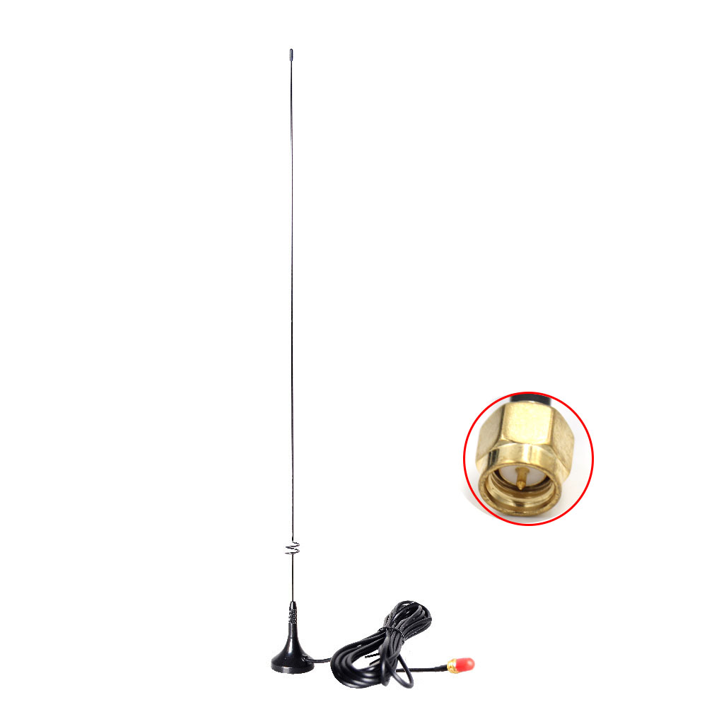 NAGOYA UT-108UV UT-108 Antenne Dual Band UHF VHF 144 MHz/430 MHz für Baofeng TYT WOUXUN HYT Zweiwegeradio: Schwarz