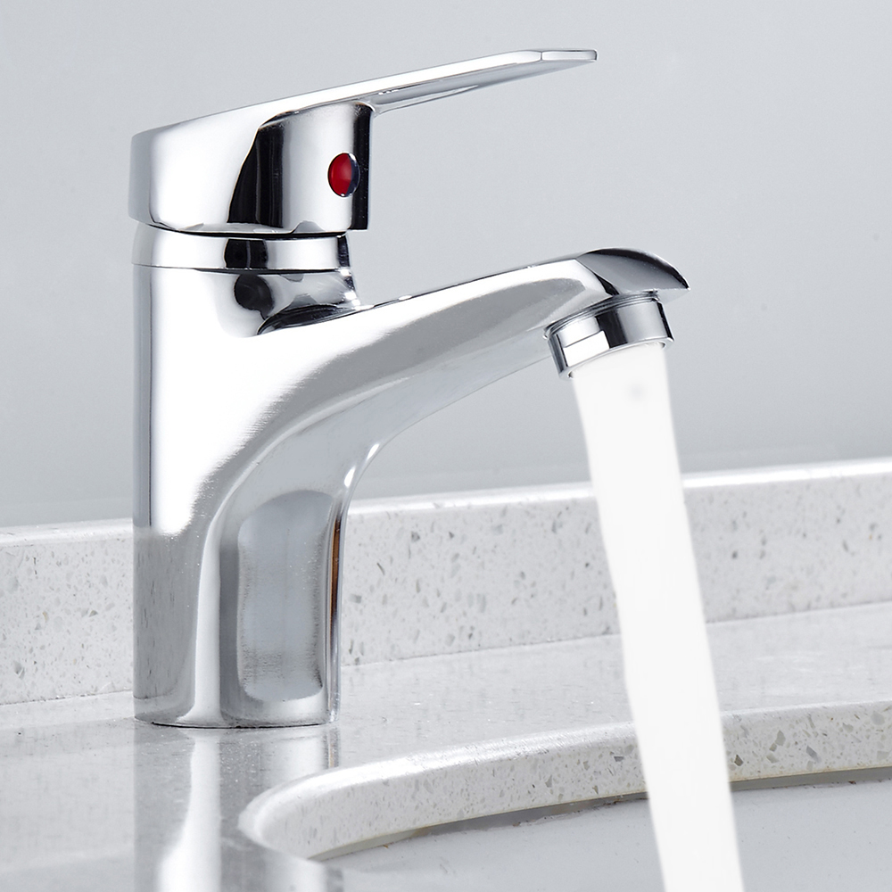 Bad armaturen heiße und kalte Mixer Wasserhähne Eitelkeit Bad Küche Deck montiert Bad Ein hebel Waschbecken Wasserhähne Drops hipping