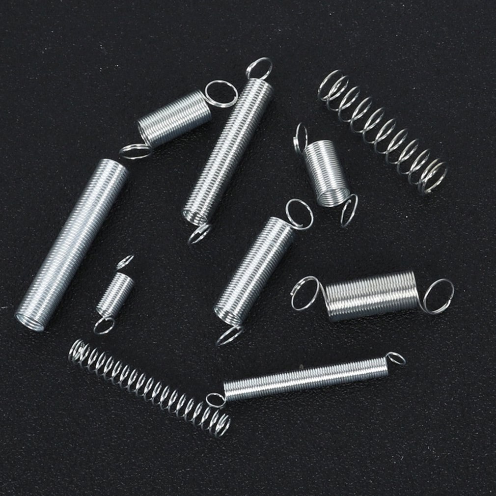 200pcs/pack Spring assortment Spiral Spring Galvanized Spring Set Spring Rate Extension Spring Parts