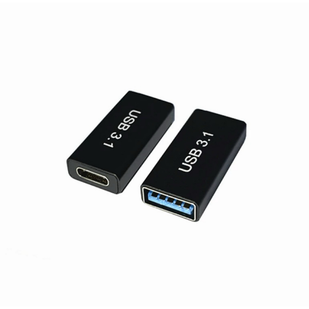 USB 3.0 Coupler Female to USB Type C Female Adapter Super Speed USB3.0 Type-C Extender Connection Converter