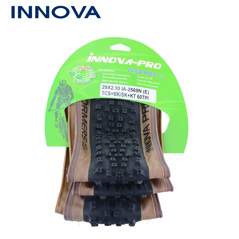INNOVA-PRO 29 MTB 29x2.1 TLR Tubeless Bicycle Tire Ultralight 600g 60TPI Tubeless Ready Mountain Bike Folding Tires 27.5/26inch