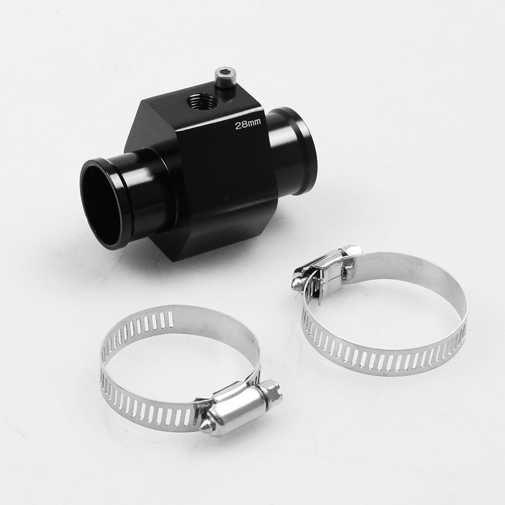 Durable Water Temp Gauge Radiator Temperature Aluminum Water Temp Joint Pipe Sensor 40mm 36mm 34mm 30mm 28mm Hose Adapter