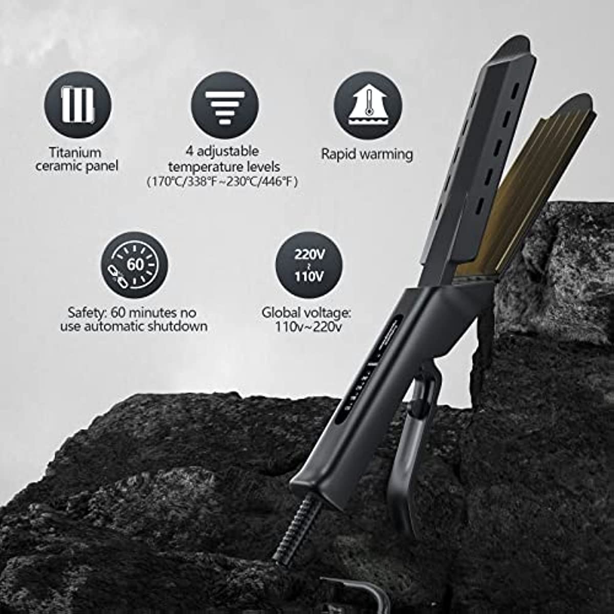 Hair Crimper Iron For Fluffy Hairstyle Curling Iron Corrugation Crimper Hair Irons Hair Waver Volumizing Crimper