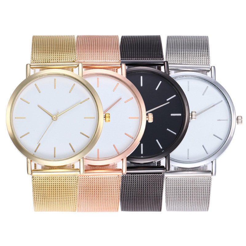 Mannen Vrouwen Paar Horloge 4 Kleuren Lovers 'Horloges Roestvrij Staal Paar Horloge Quartz Eenvoudige Unisex Horloge Reloj Relogio Hodinky