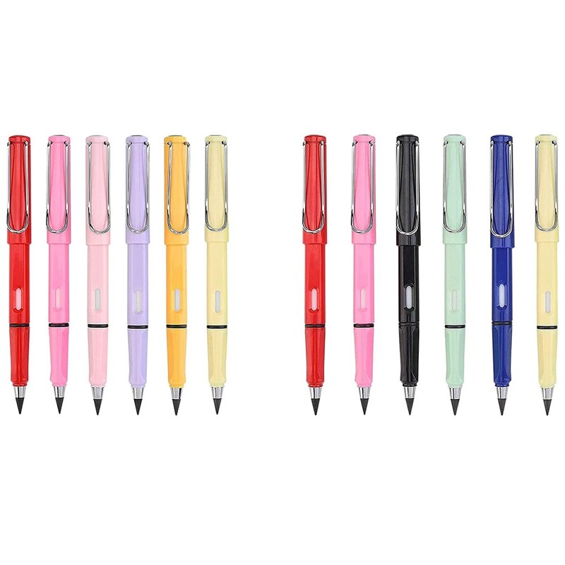 6Pcs Inkless Pencils,Eternal Pencil, No Ink Pen, Magic Pencils for Kids for Writing Art Sketch Painting Tool