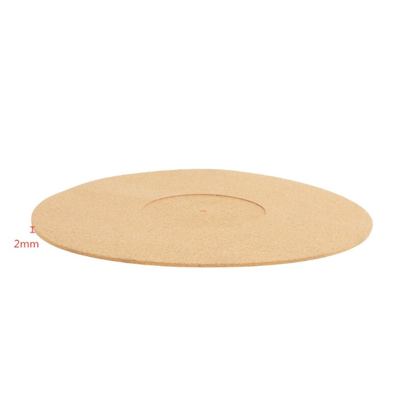 2MM Cork LP Slip Mat 2mm Anti-Static Thicken Slipmat for 12 inch LP Vinyl Record