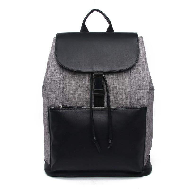 neue Trend der Männer Schüler Rucksack Reise Rucksack Laptop Rucksack Männlichen Kühle Schule Taschen Für Teenager Jungen Mochila: grau