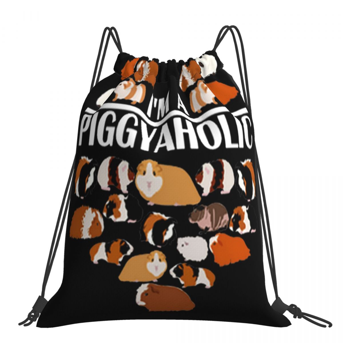 Im Een Piggyaholic Cavia Harajuku Mens Beter Winter Dier Kind Herfst Top Tops Interessante Tassen Rugzak Tas: Default Title