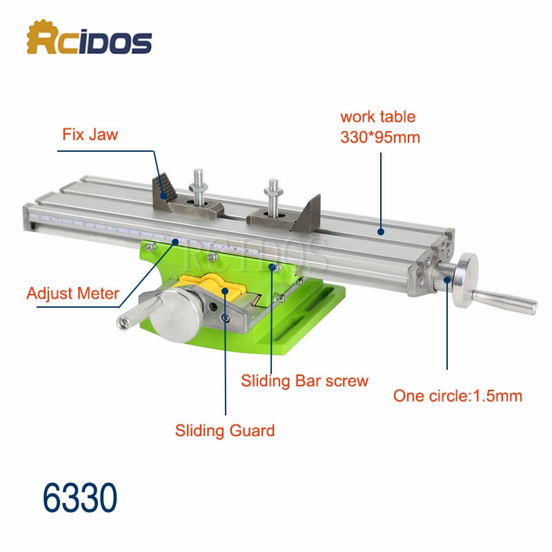 BG-6330 Mini Compound Bench/woodworking benches,RCIDOS table sliding cross table,drill machine work bench