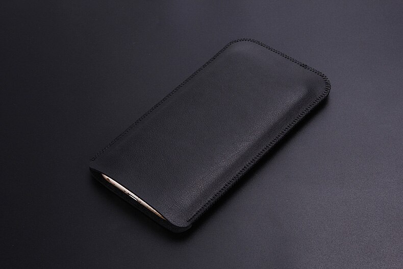 Pour LETV LeEco LE MAX 2X820X829 5.7 "luxe microfibre cuir manches téléphone sac housse étui pour LE MAX 2X820X829: smooth black