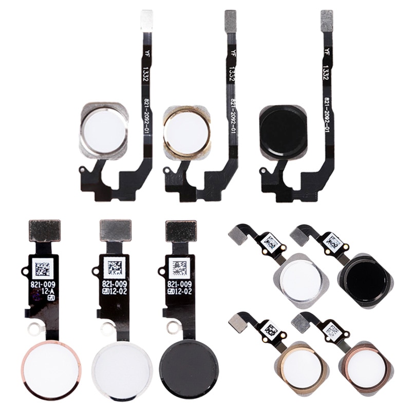 1 sztuk dla iPhone 5S 5SE 6 6S 7 8 Plus strona główna przycisk Flex Cable naprawa części