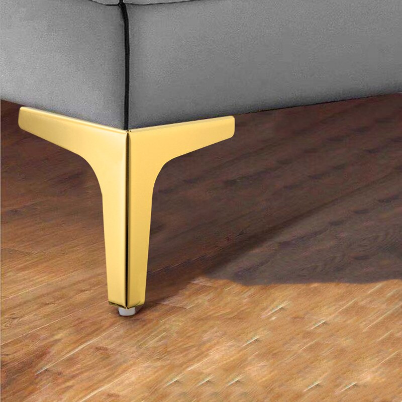 4PCS Sofa Trident Furniture Legs Table Legs Bathroom Legs Furniture Legs Bed Chair Desk Dresser Wardrobe Legs Hardware Cabinetry