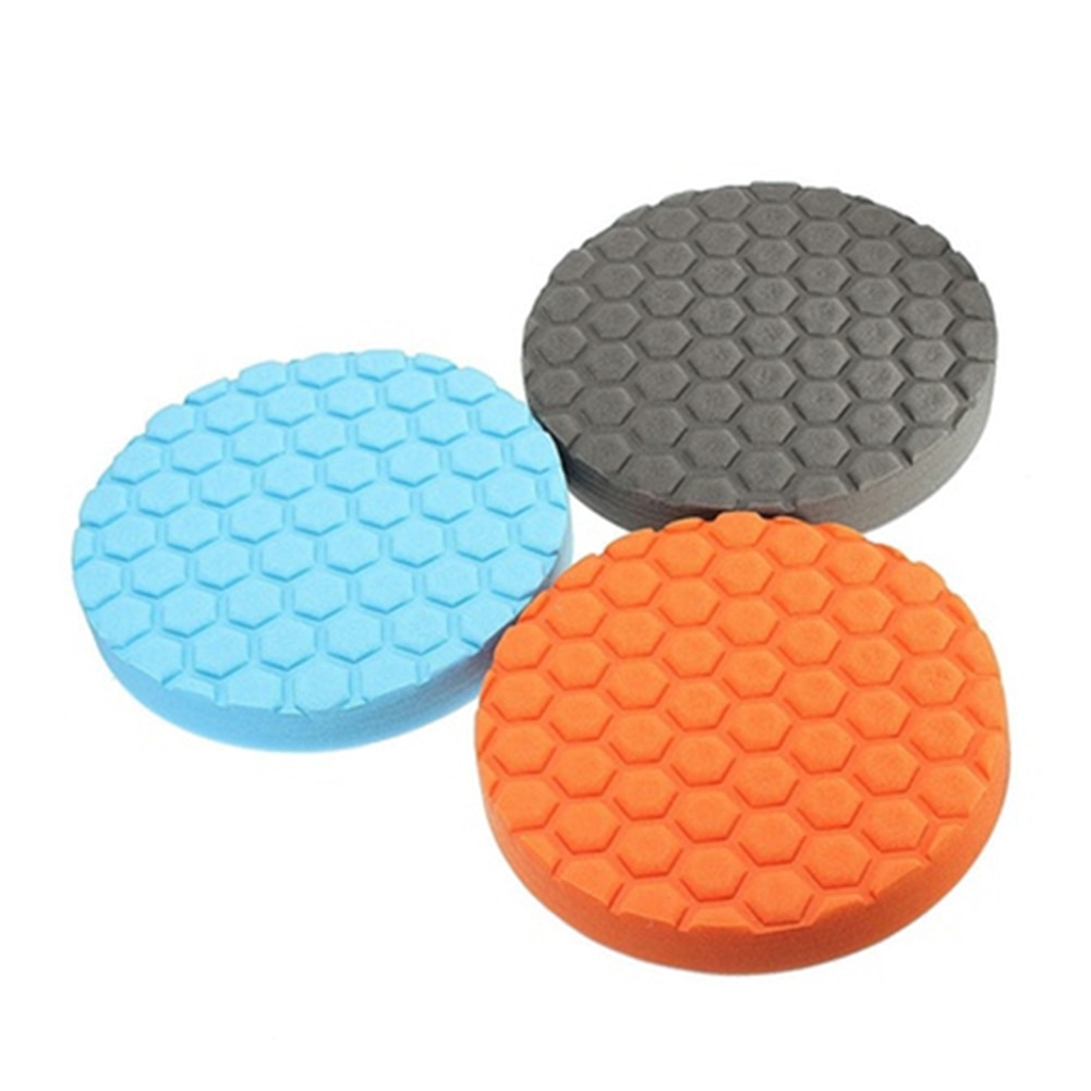 3x Hex-Logic Buff Buffering Polishing Pad kit For Auto Car Polisher