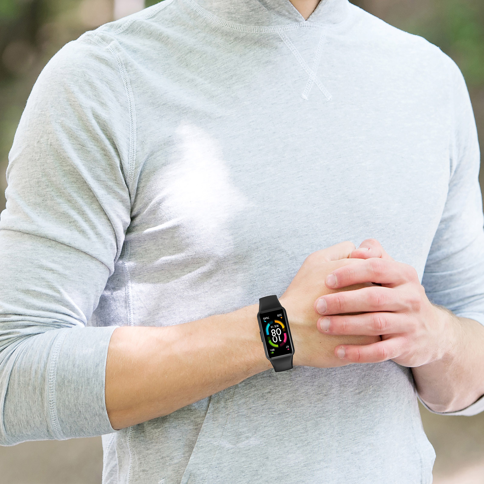 Correa deportiva de silicona para Huawei Honor Band 6 7, repuesto de pulsera para reloj inteligente Original para Huawei Band 6 7, pulsera