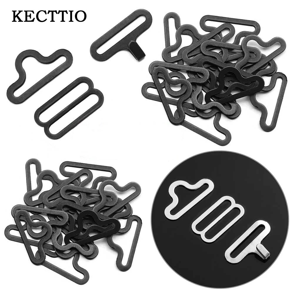 Lot de 50 attaches pour nœud papillon, crochet de cravate, attaches pour faire des sangles réglables