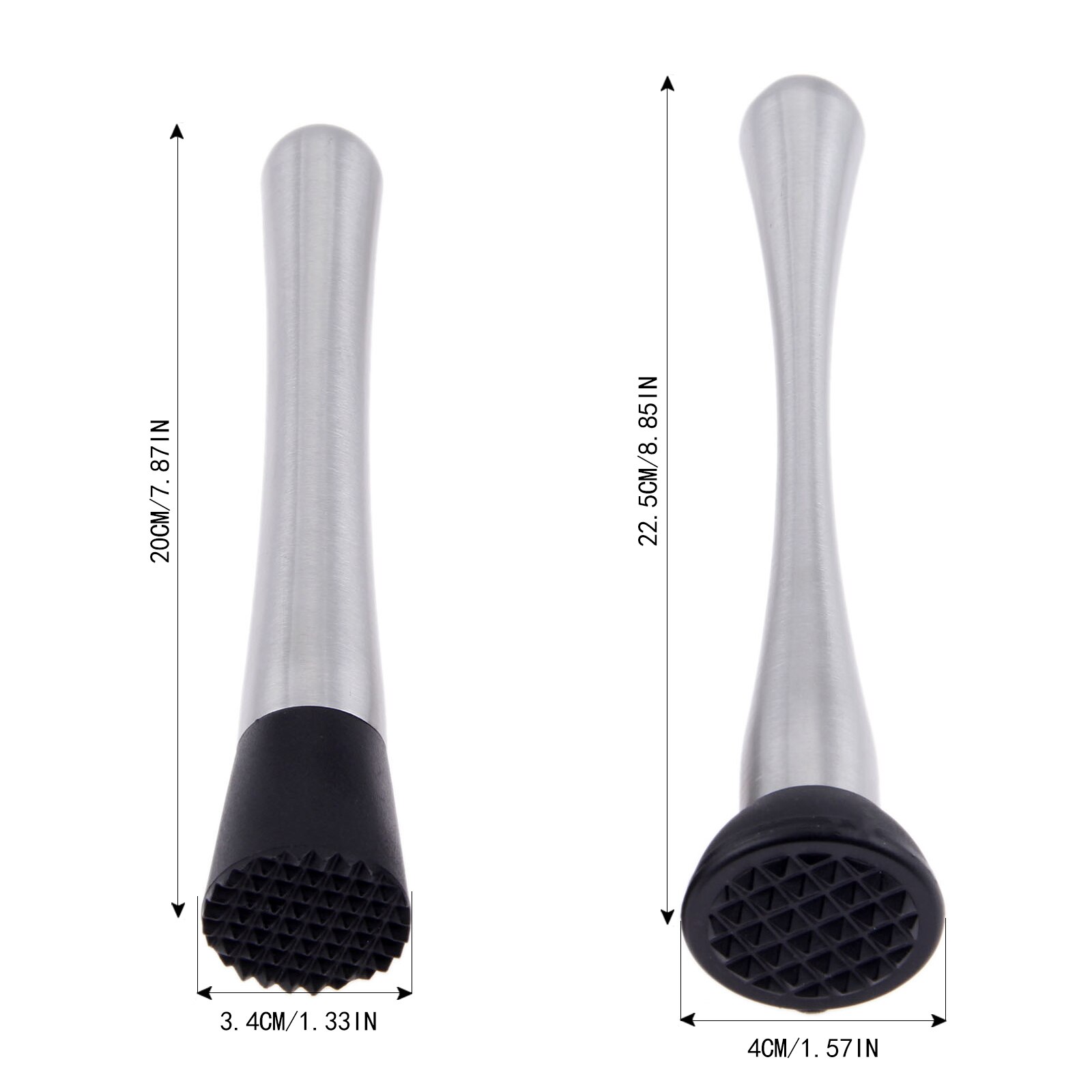 Stainless Steel Bar Cocktail Mojito Mint Muddler DIY Drink Fruit Ice Cocktail Mixer Muddler Bartenders Barware Bar Tools