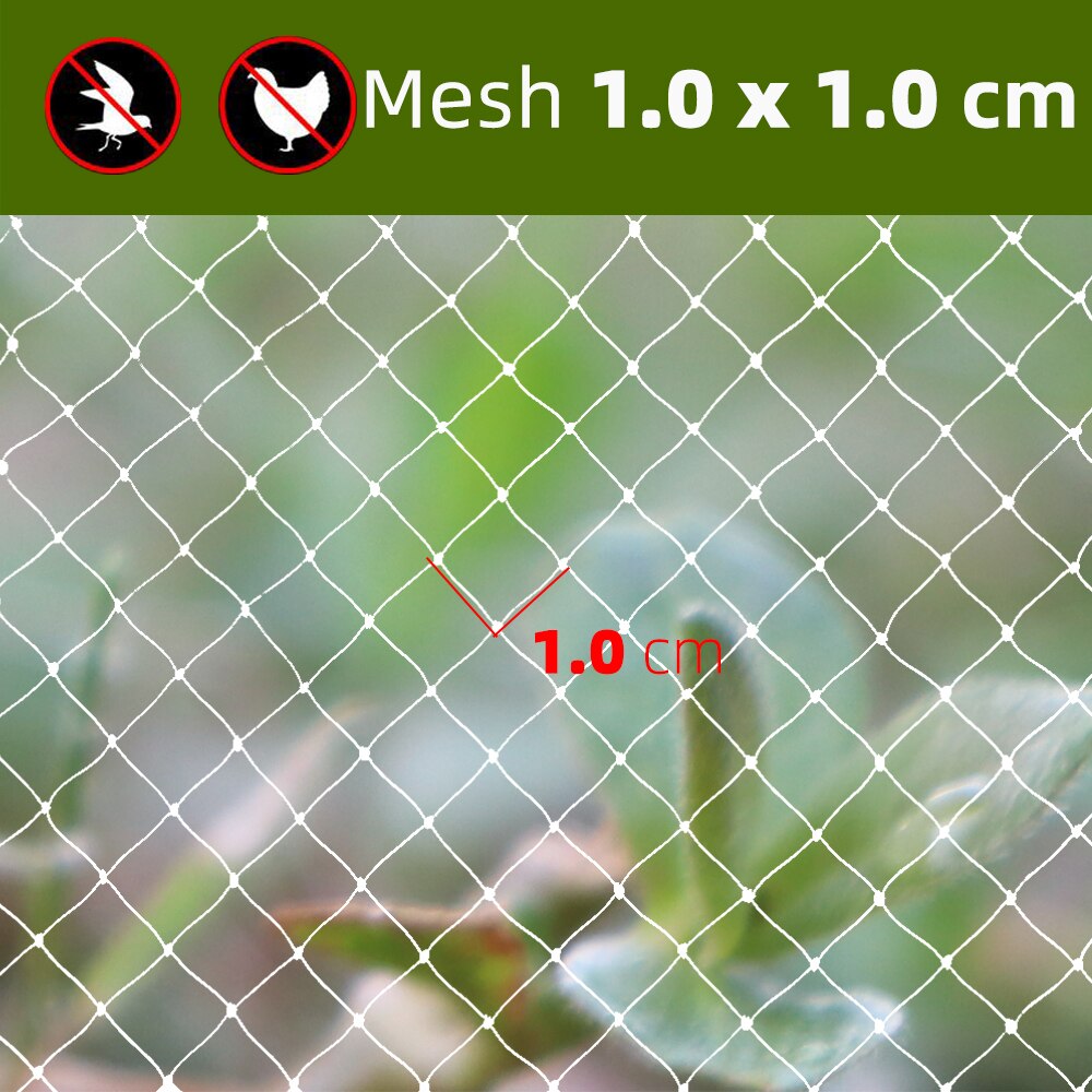 Red de Protección antiaves Extra fuerte, malla para plantas de jardín, protege las plantas, árboles frutales de aves, ciervos, aves de corral, el mejor cercado: L / Beige
