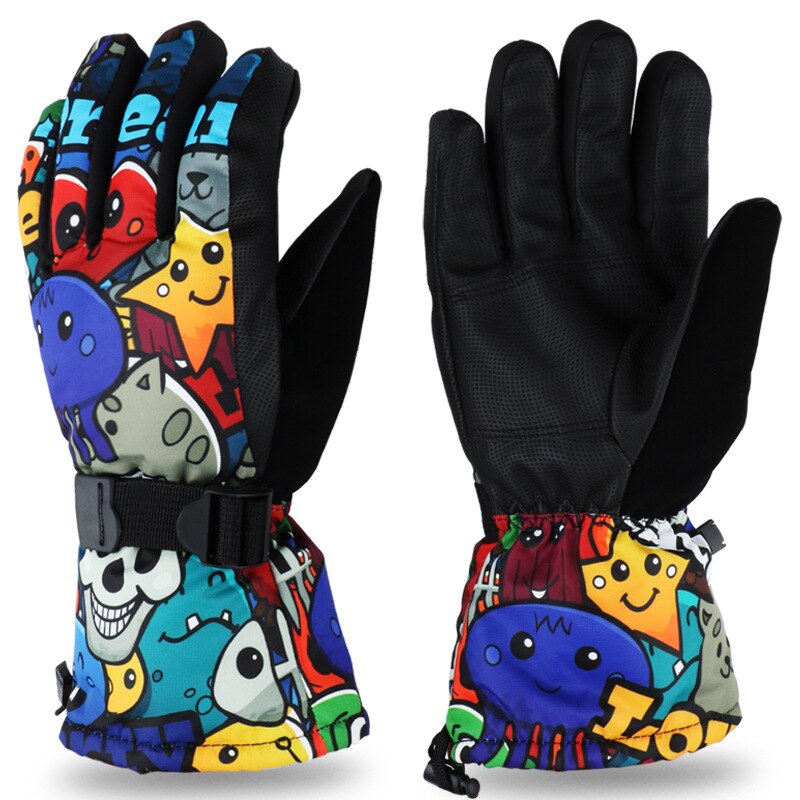 Gants De Ski pour femmes Guantes De Invierno en plein air mitaines De Snowboard imperméables et cachemire pour hommes Plus gants De Ski pour adultes en coton