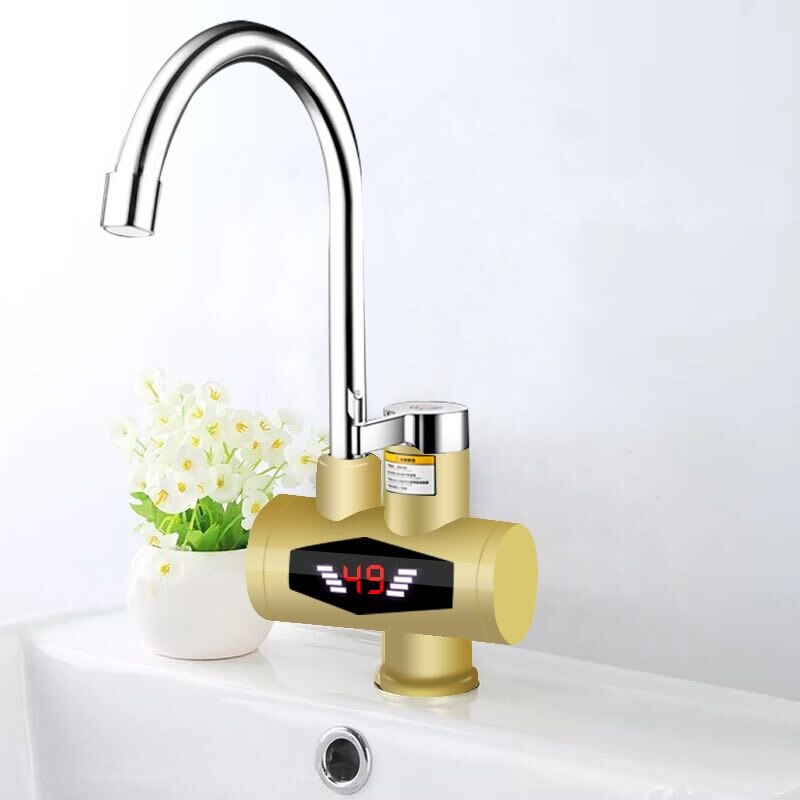 RX-015-1X,Inetant Electric Heating Water Faucet,Digital Display Instant Water Tap,Fast electric heating water bath shower: RX-015-5