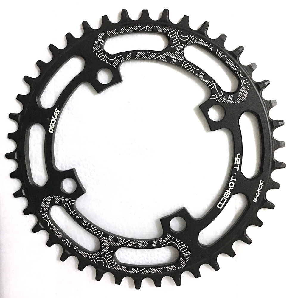 Deckas Bike Chainring Round 104 BCD 104BCD 40T 42T 40 42 Chain Ring Tooth MTB Road Bike Mountain Chainwheel