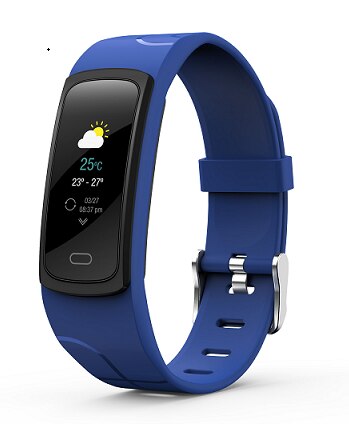 Smawatch B3C Smart Band Fitness Tracker Hartslag Bluetooth Smart Polsbandjes Sport Smart Armband: Blue