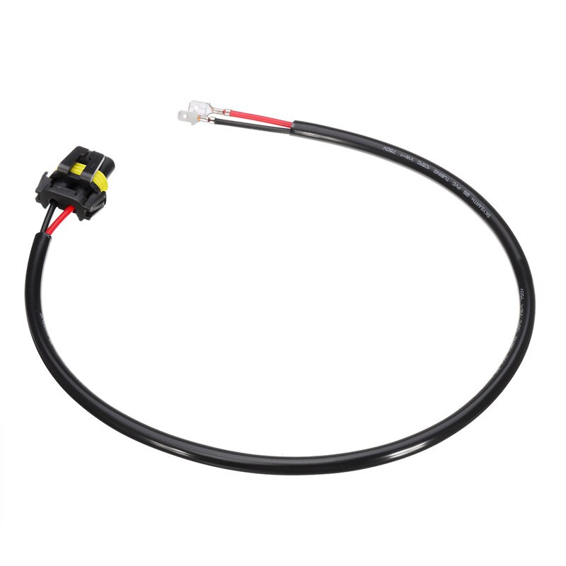 2pcs H11B Headlight Bulb Male Wire Harness Connector Wiring Plug Socket Adapters