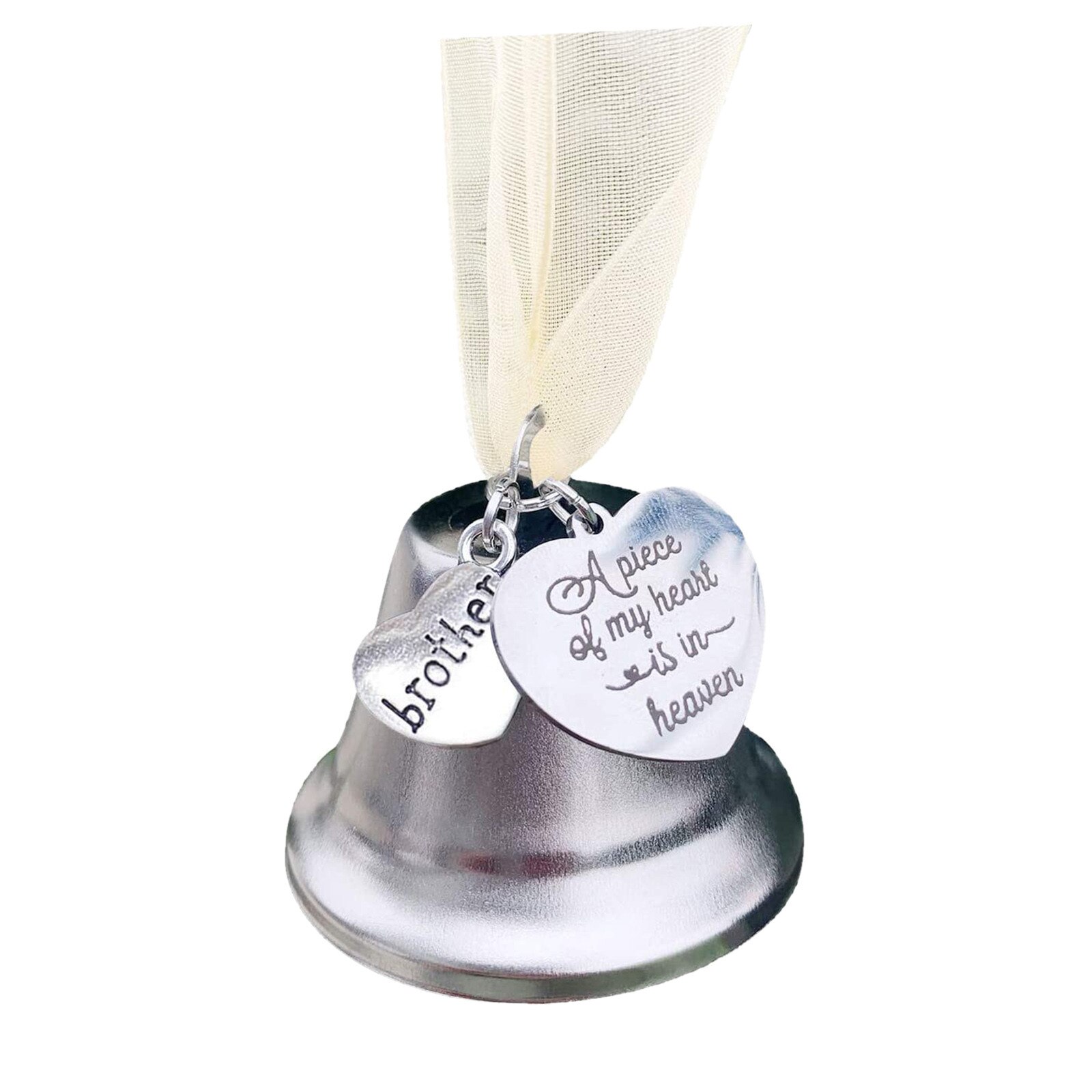 Campana de Ángel colgante de campana de Navidad, adorno conmemorativo para la pérdida del ser querido, de recuerdo de fieltro, decoración colgante para árbol de Navidad: B