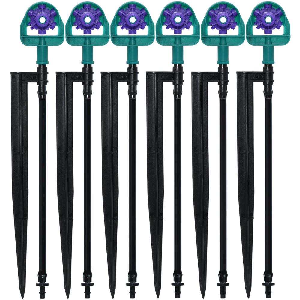 Kas Verstelbare Sprinkler 60/90/180/270/360 Graden Watering Irrigatie Nozzles Op 195Mm Stake Voor Landbouw tuingereedschap