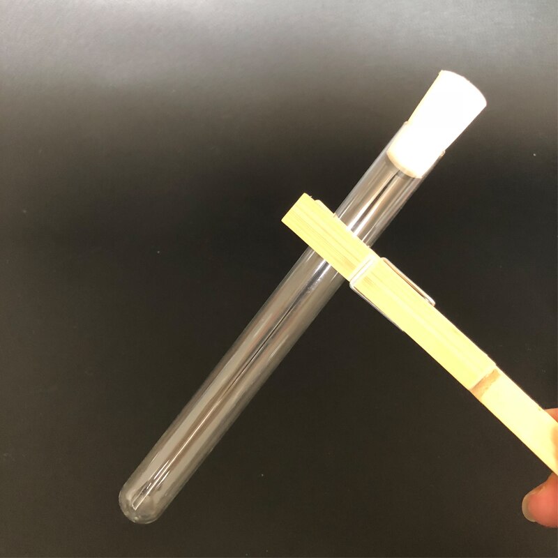 60 pieces/pack 18mm*180mm Glass Test Tube with Silica Gel Plug Cap Chemistry Laboratory Glass Tube