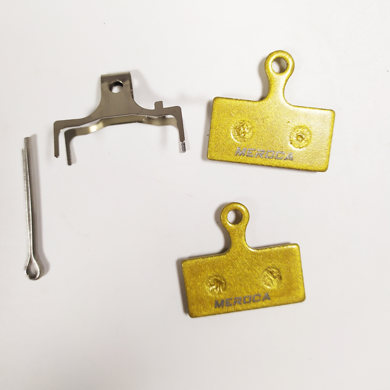 MEROCA-pastillas de freno hidráulico de cuatro pistones para bicicleta de montaña, piezas de Metal con base de cobre, para Saint M810, M820, Zeem640