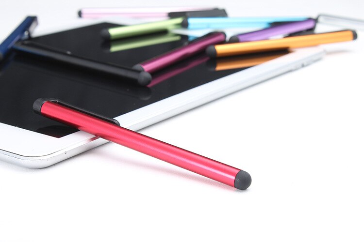 10pcs/lot Capacitive Touch Screen Stylus Pen for IPhone IPad IPod Touch Suit for Smart Phone Tablet Metal Stylus Pencil