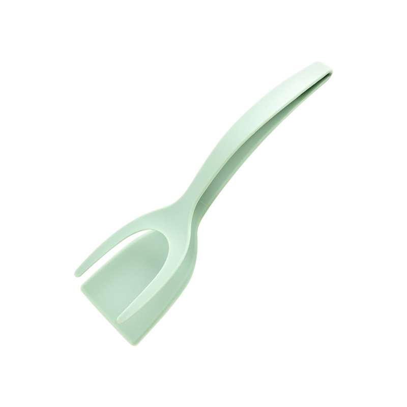 2-in-1 Grip Flip Spatel Tang Ei Flipper Spatel Nylon Non Stick Coating Pannenkoek Vis Franse Toast Omelet Maken tool