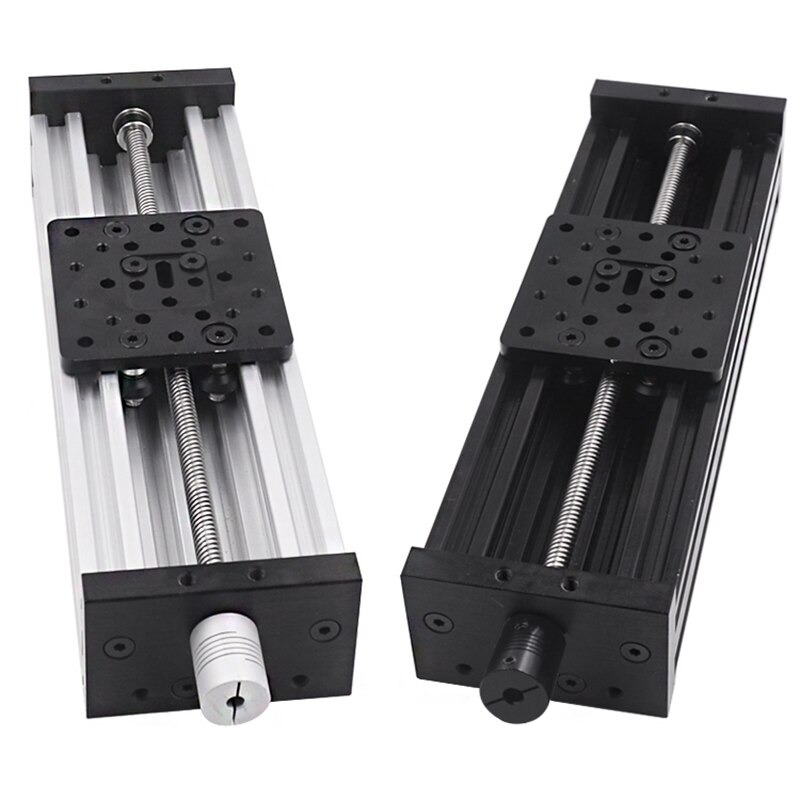3D Printer Z-Axis Lead Screw T8 Z Axis Diy C-Beam Cnc Sliding Table 150Mm Linear Actuator Bundle Kit,Black