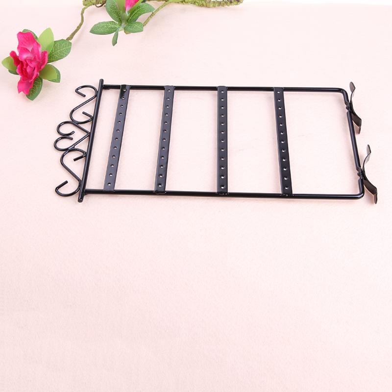 Øreringer halskjede ørestikker smykker display rack enkel stil metall stativ holder display hylle smykker stativ holder