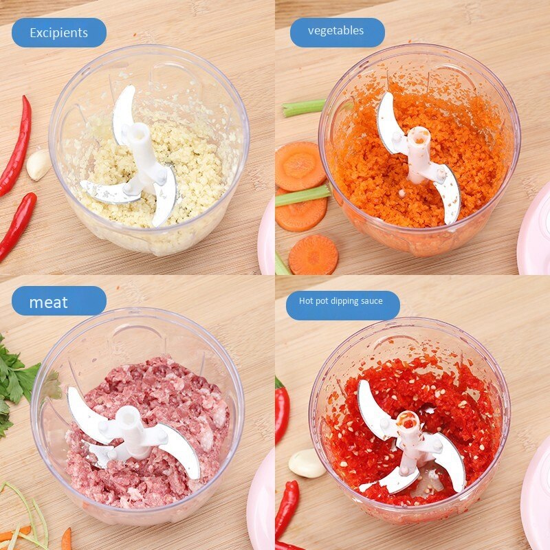 Hand Held Vegetable Chopper Kitchen Multi-Functional Household Vegetable Chopper Vegetable Chopper Filling Machine Cooking Machi