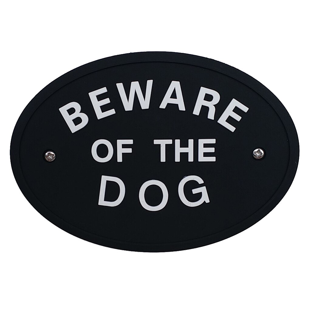 Venligst luk porten husdøren plak plakat væg tegn udendørs haven forsyninger: Pas på hunden