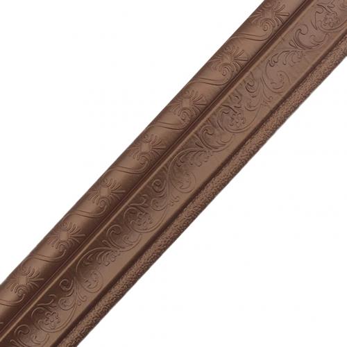 230cm 3D auto-adhesivo para rodapiés pie línea Etiqueta de la pared de decoración: Copper