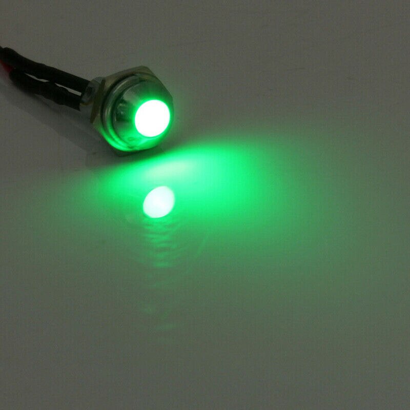 Spare LED Indicator Lights Parts Mounting Set Lamp Accessories Bulb Kit