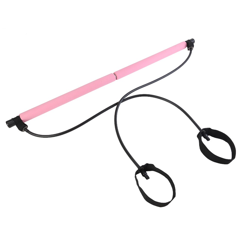 Pilates Bar Stick - Lightweight & Portable - Resistance Band - Home Gym Fitness Body Workout