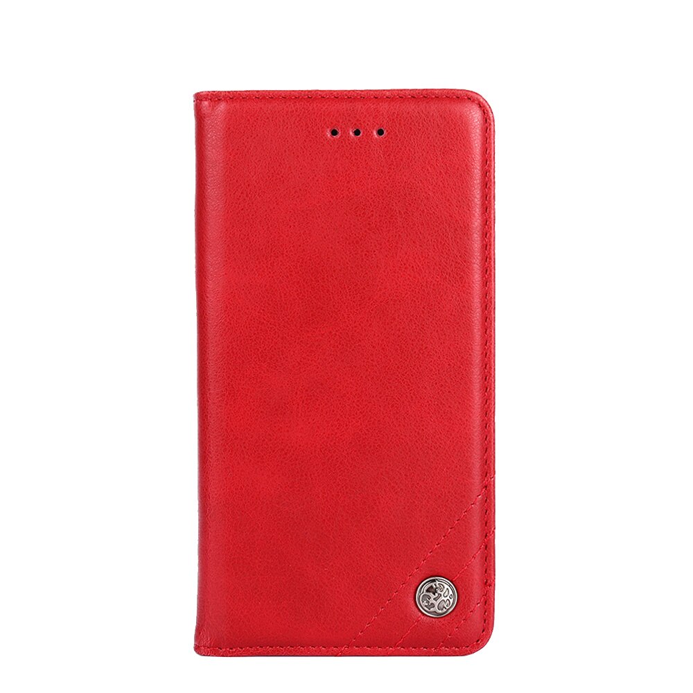 PU Leather Magnetic Wallet Phone Bag Credit Card Holder Cover For Google Pixel 2 XL/Google Pixel 2 Phone Case Stand Coque Capa: Google Pixel 2 XL / Red