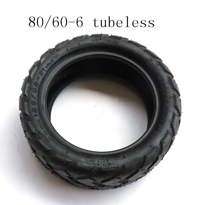 Pneumatico Tubeless Ispessito 80/60-6 Per Scooter Elettrico Zero 10X &ndash; Autobilanciante